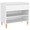 vidaXL Shoe Cabinet White 70x36x60 cm Engineered Wood