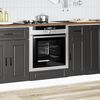 vidaXL Oven Cabinet Porto Black Engineered Wood