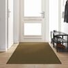 vidaXL Doormat Other Brown and Black 120 x 350 cm Polyamide and PVC