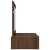 vidaXL Dressing Table Brown 100 x 40 x 70 cm Engineered Wood