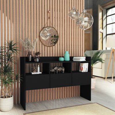 vidaXL Sideboard Black 105x30x70 cm Engineered Wood