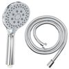 vidaXL Shower Head Set Chrome 150 cm Stainless Steel