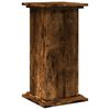vidaXL Display Stand with Storage Smoked Oak 31x30x60 cm Engineered Wood