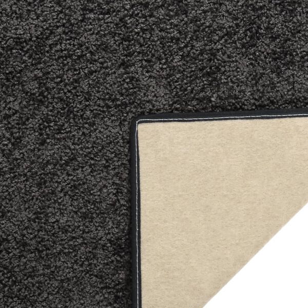 vidaXL Soft Pile Rug Anti-slip 67x180 cm Anthracite