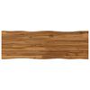 vidaXL Live Edge Table Top 120 x 40 x 3.2 cm Rectangular