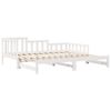 vidaXL Daybed with Trundle and Drawers without Mattress White 90x200 cm