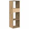 vidaXL Book Cabinet Artisan Oak 34x31x112 cm Engineered Wood
