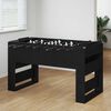 vidaXL Football Table 2 pcs Black Oak 146.5 x 74 x 85 cm