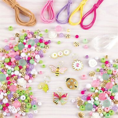 make it real 460 Piece Crafts Bracelet Kit Crystal Dreams Nature's Song