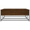 vidaXL Coffee Table Brown Oak 100x99x40 cm Engineered Wood