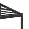 vidaXL Bed Frame without Mattress Smoked Oak 200x200 cm Engineered Wood