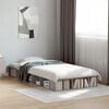 vidaXL Bed Frame without Mattress Grey Sonoma 90x190 cm Single