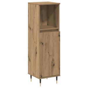 vidaXL Bathroom Cabinet Artisan Oak 30x30x100 cm Engineered Wood