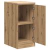 vidaXL Garage Storage Cabinet Artisan Oak 40x51x85 cm Solid Wood Pine