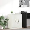 vidaXL Storage Cabinet White 60 x 40 x 70 cm Steel