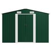 vidaXL Garden Shed 257x489x181 cm Metal Green