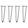 vidaXL Hairpin Legs for Coffee Table 4 pcs Natural Steel 42 cm Solid Steel