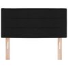 vidaXL Headboard with Headboard Black 80 cm Faux Leather
