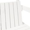 vidaXL Bench with Roof White 117.5x70x176.5 cm Solid Wood Pine