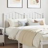vidaXL Metal Replace Headboard White 140 cm