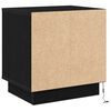 vidaXL Bedside Cabinet 2 pcs Black 44 x 34.5 x 45 cm Engineered Wood