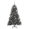 vidaXL Artificial Christmas Tree with 300 LEDs with Stand Green 180 cm