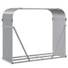 vidaXL Log Holder Light Grey 120x45x100 cm Galvanised Steel