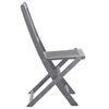 vidaXL Folding Outdoor Chairs 8 pcs Solid Acacia Wood