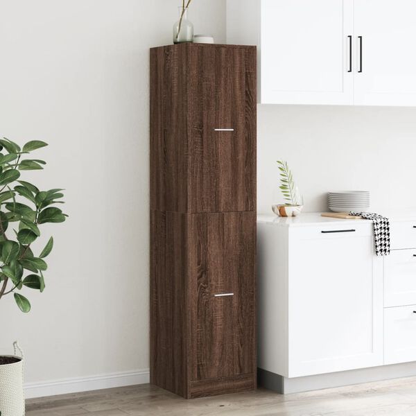 vidaXL Apothecary Cabinet&nbsp;Brown Oak 40x41x174.5 cm Engineered Wood