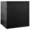 vidaXL Network Cabinet with Storage Black 60 x 45 x 65 cm Steel