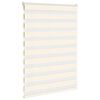 vidaXL Zebra Blind Marble Beige 110x100 cm Fabric Width 105.9 cm Polyester