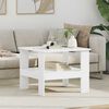 vidaXL Coffee Table White 57 x 55 x 45 cm Engineered Wood