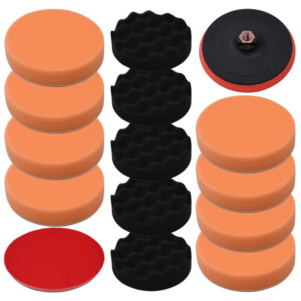 vidaXL 14 Piece Polishing Pad Set 150 mm
