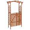 vidaXL Pergola | Brown | Solid firwood, solid pine wood | Medium