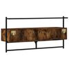 vidaXL TV Cabinet Wall-mounted Smoked Oak 100.5x30x51 cm Engineered Wood