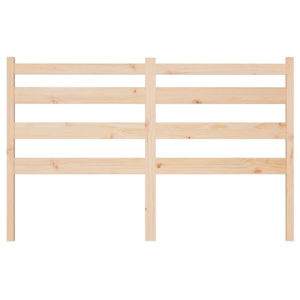 vidaXL Bed Headboard 206x4x100 cm Solid Wood Pine