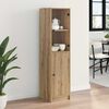 vidaXL Highboard Artisan Oak 35 x 37 x 142 cm Engineered Wood