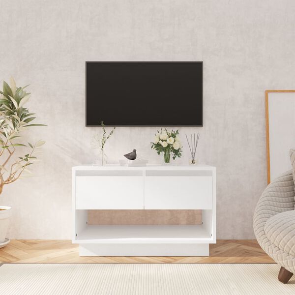 vidaXL TV Cabinet White 70x41x44 cm Engineered Wood
