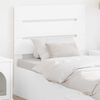vidaXL Headboard with Headboard White 75 cm Engineered Wood