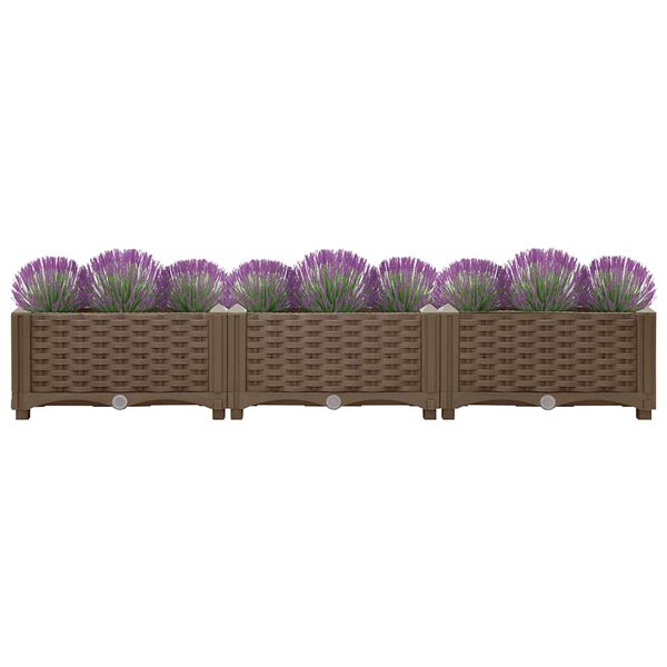 vidaXL Raised Bed 120x40x23 cm Polypropylene