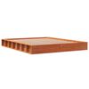 vidaXL Bed Frame without Mattress Wax Brown 150x200 cm King Size Solid Wood Pine