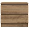 vidaXL Bedside Cabinets 2 pcs Artisan Oak 50x40x43.5 cm Engineered Wood