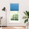 vidaXL Pleated Blind Blue 90x200 cm Fabric Width 89.4 cm Polyester