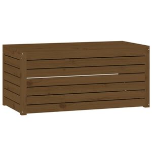 vidaXL Garden Box Honey Brown 101x50.5x46.5 cm Solid Wood Pine