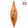 vidaXL Christmas Baubles 98 pcs Copper &Oslash;3/4/6 cm