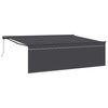 vidaXL Retractable Awning Anthracite 450 x 300 cm