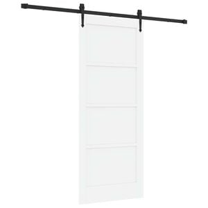 vidaXL Sliding Door ORKDAL 83 x 202 cm Solid Pine Wood White