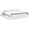 vidaXL Bed Frame with Drawers without Mattress White 120x190 cm