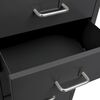 vidaXL Mobile File Cabinet Anthracite 28x41x109 cm Metal