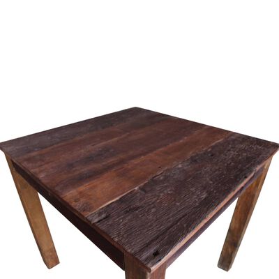 vidaXL Dining Table Solid Reclaimed Wood 82x80x76 cm